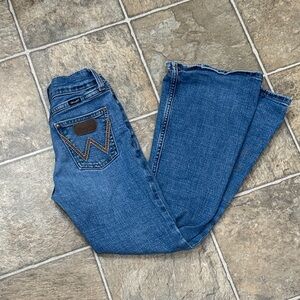 Girls Wrangler Flare jeans 8